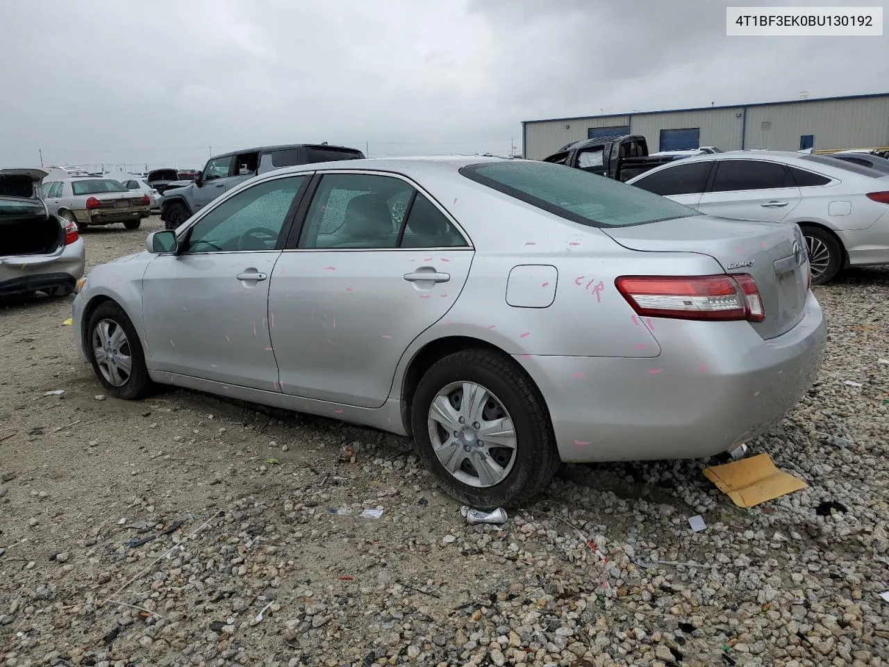 2011 Toyota Camry Base VIN: 4T1BF3EK0BU130192 Lot: 78579204