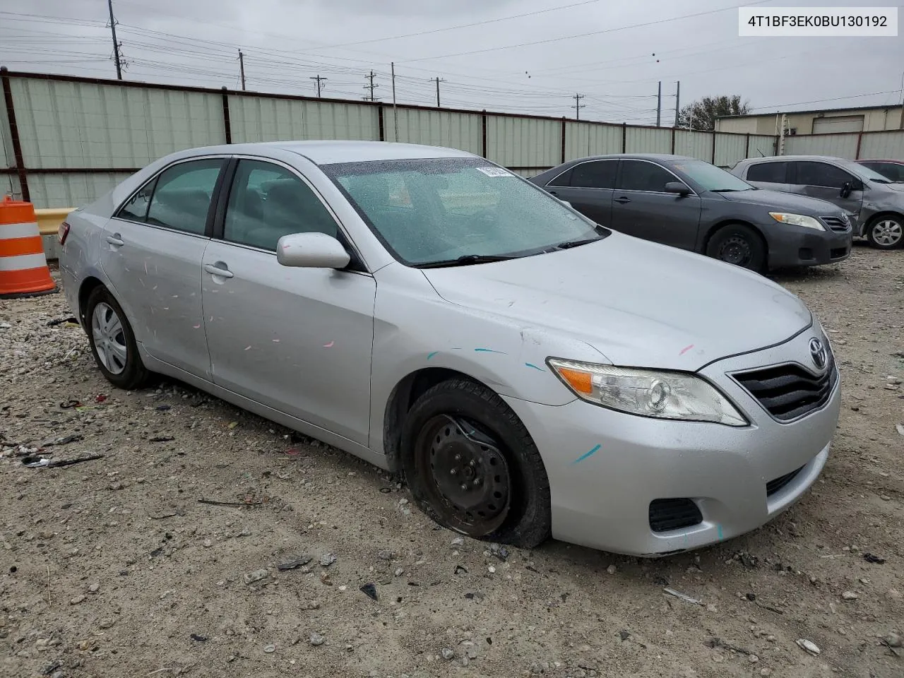 2011 Toyota Camry Base VIN: 4T1BF3EK0BU130192 Lot: 78579204