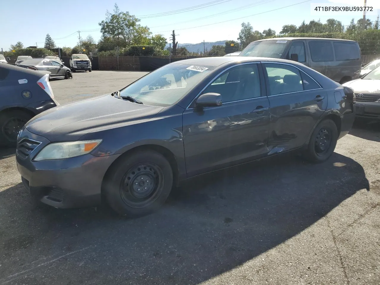 2011 Toyota Camry Base VIN: 4T1BF3EK9BU593772 Lot: 78663094