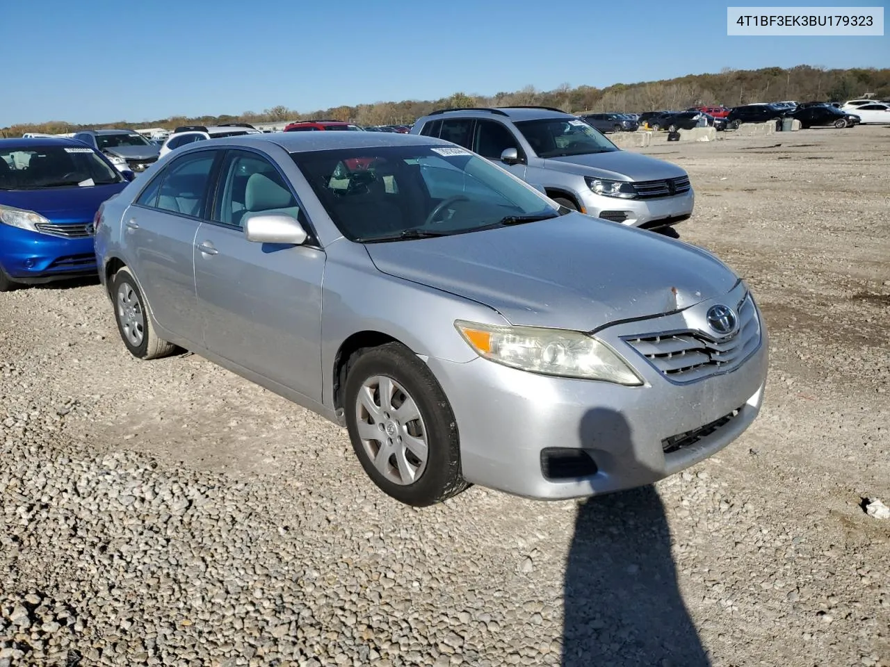 2011 Toyota Camry Base VIN: 4T1BF3EK3BU179323 Lot: 78918244