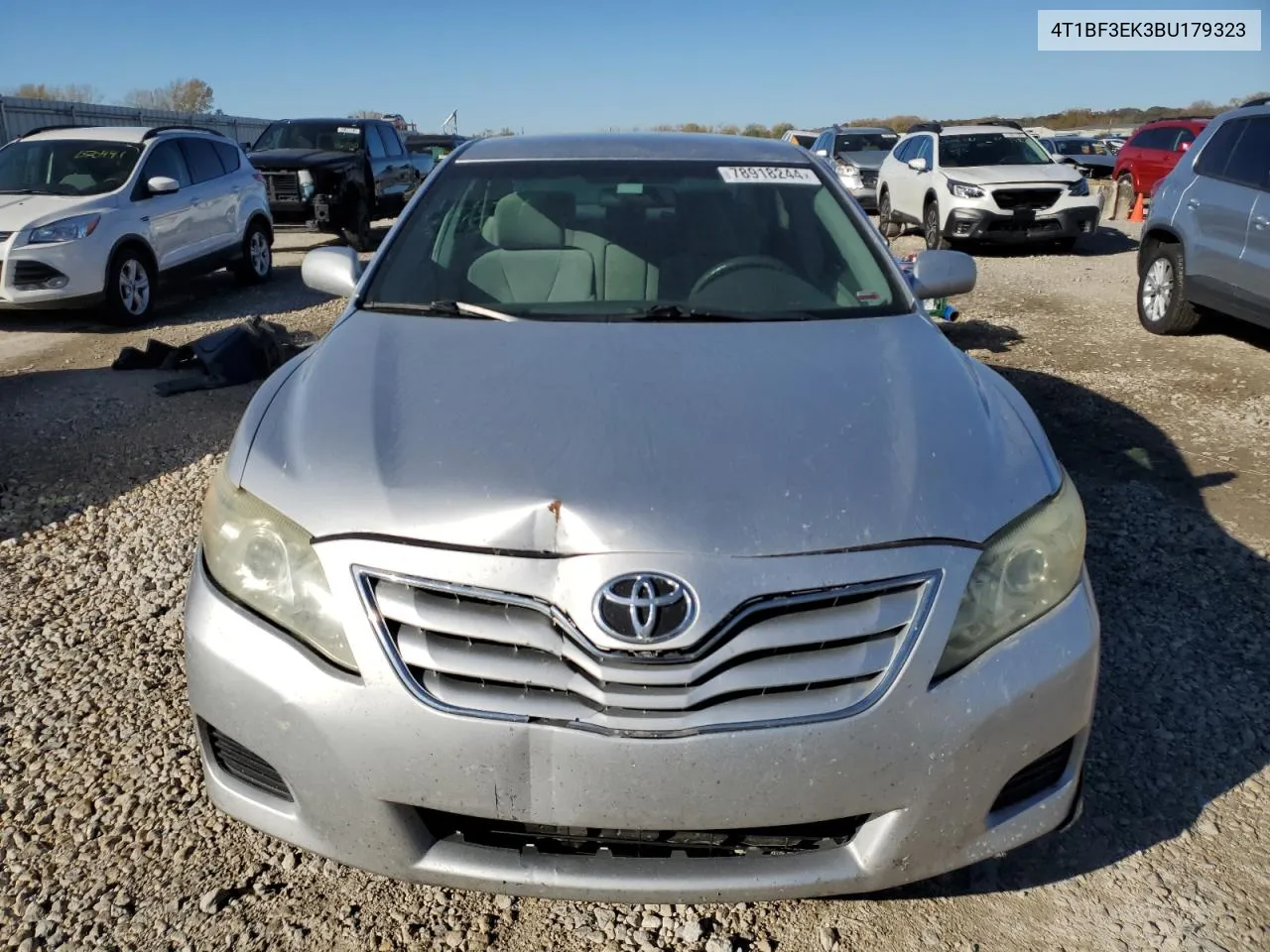 2011 Toyota Camry Base VIN: 4T1BF3EK3BU179323 Lot: 78918244