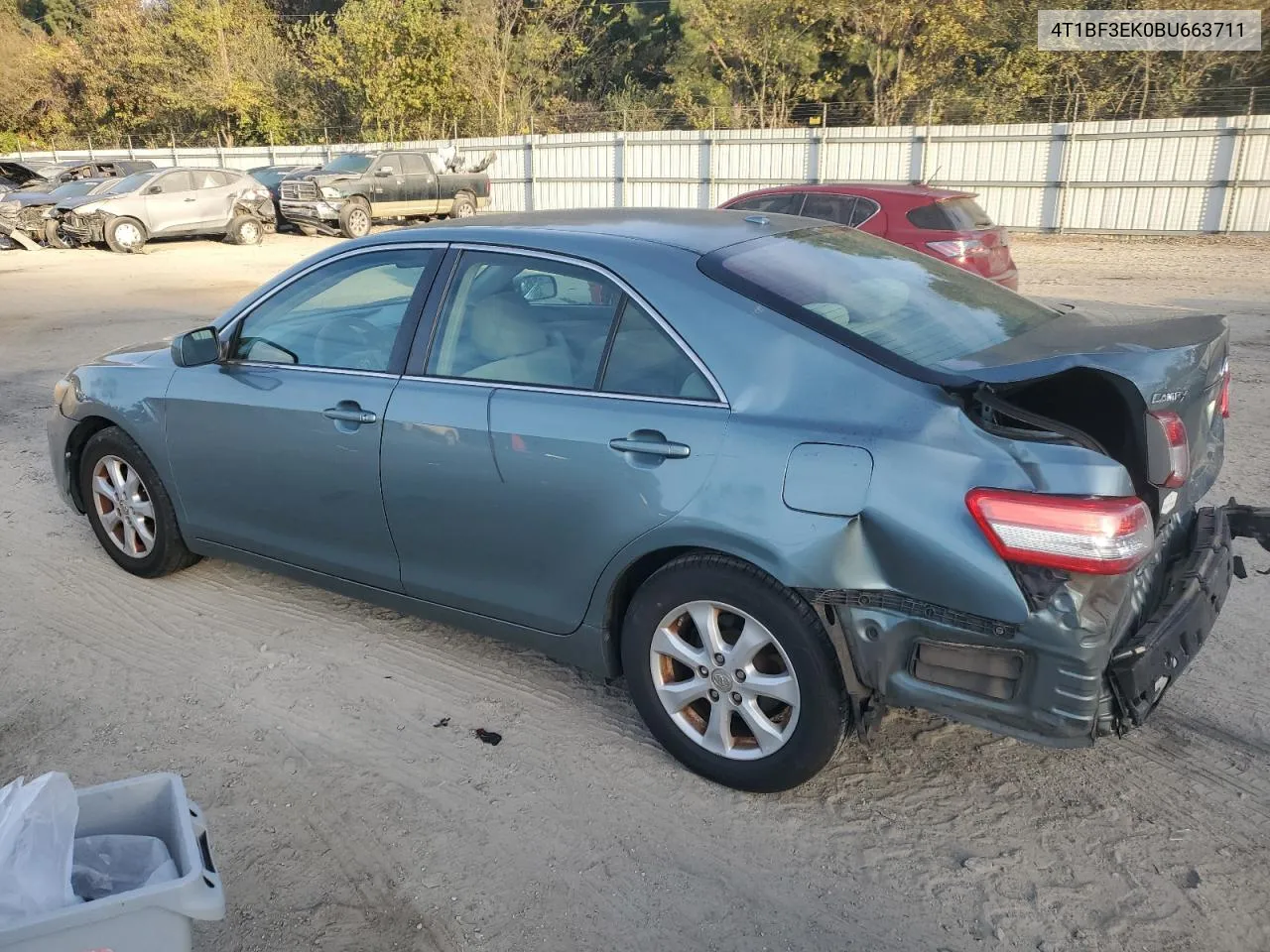 2011 Toyota Camry Base VIN: 4T1BF3EK0BU663711 Lot: 78923334