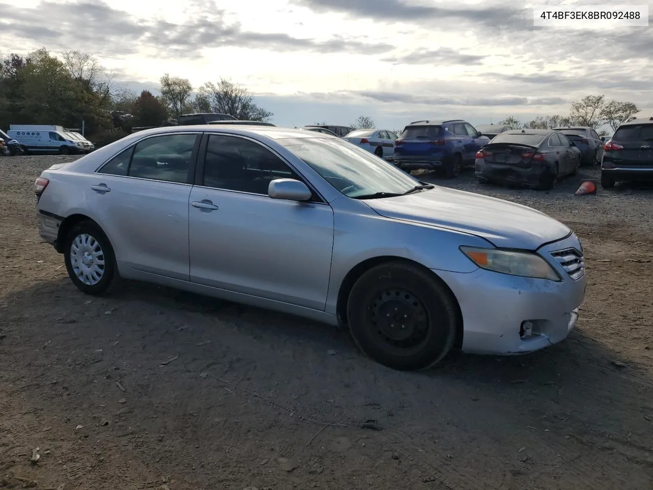 2011 Toyota Camry Base VIN: 4T4BF3EK8BR092488 Lot: 78941874