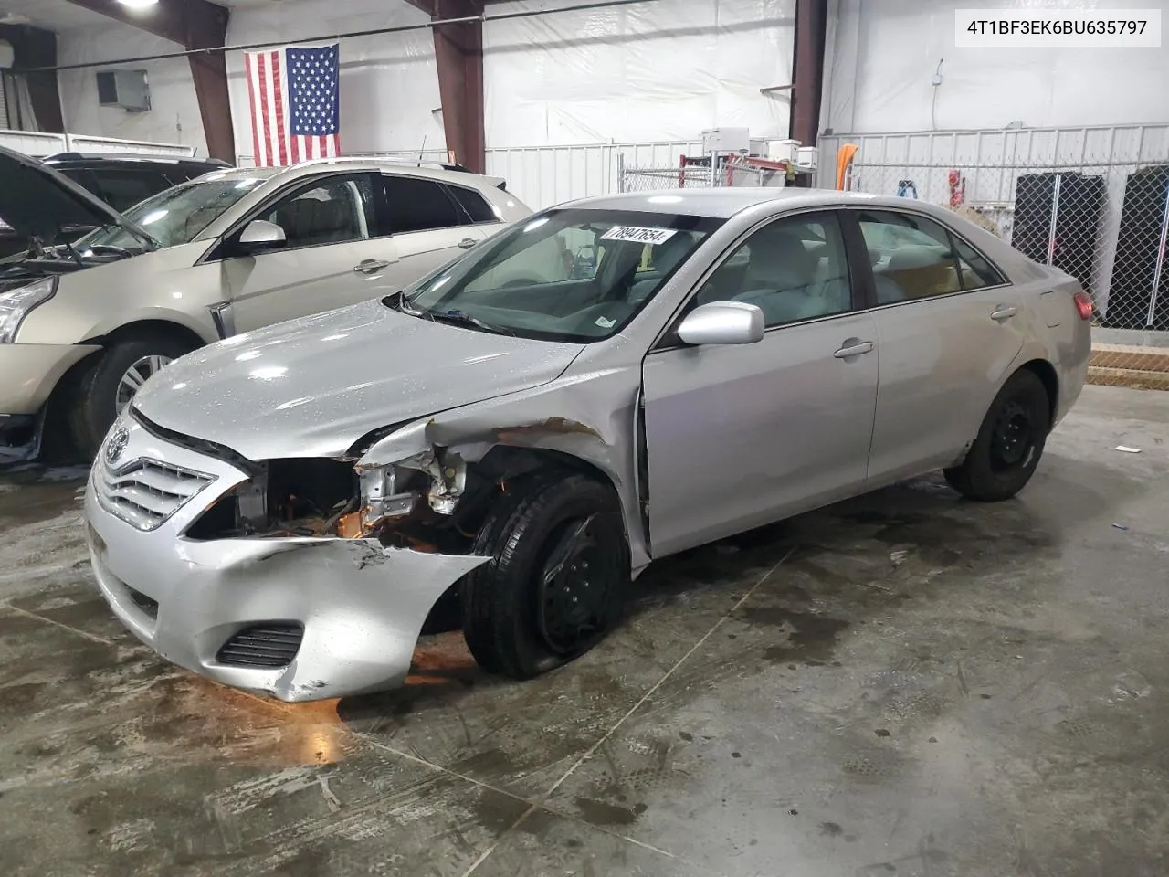 2011 Toyota Camry Base VIN: 4T1BF3EK6BU635797 Lot: 78947654