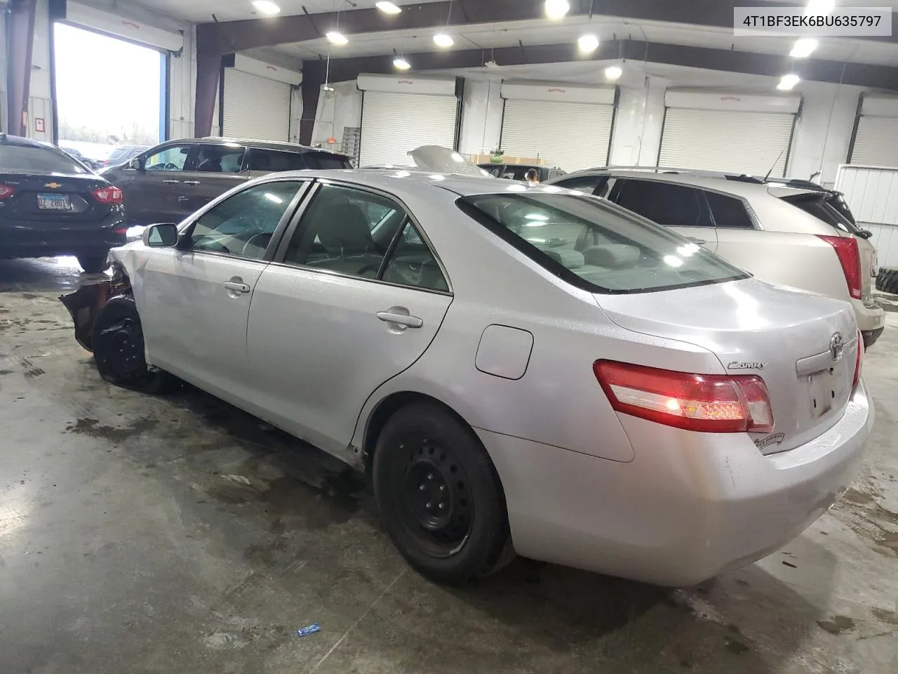 2011 Toyota Camry Base VIN: 4T1BF3EK6BU635797 Lot: 78947654