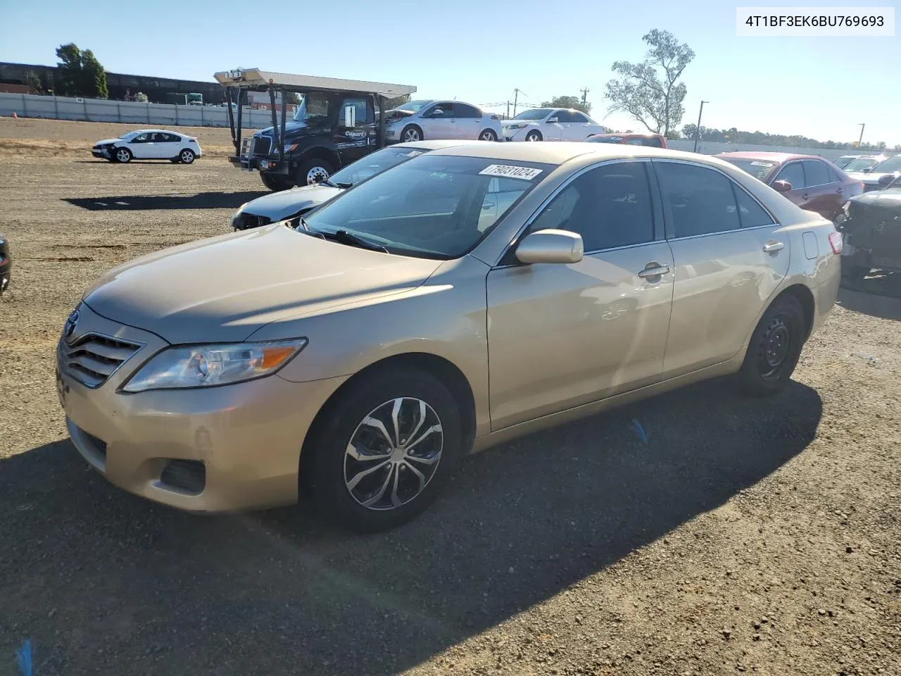 2011 Toyota Camry Base VIN: 4T1BF3EK6BU769693 Lot: 79031024