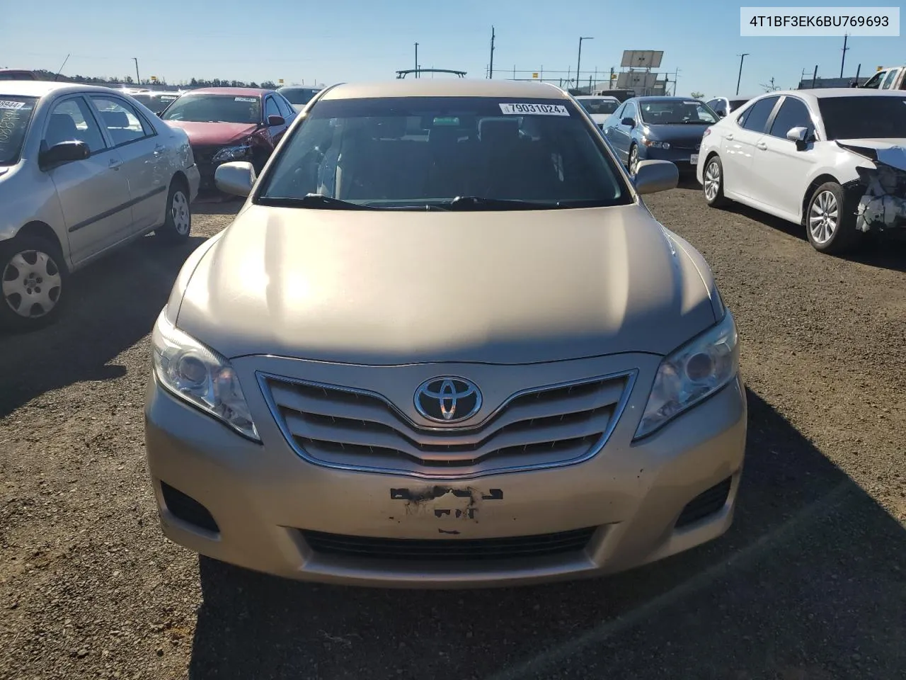 2011 Toyota Camry Base VIN: 4T1BF3EK6BU769693 Lot: 79031024