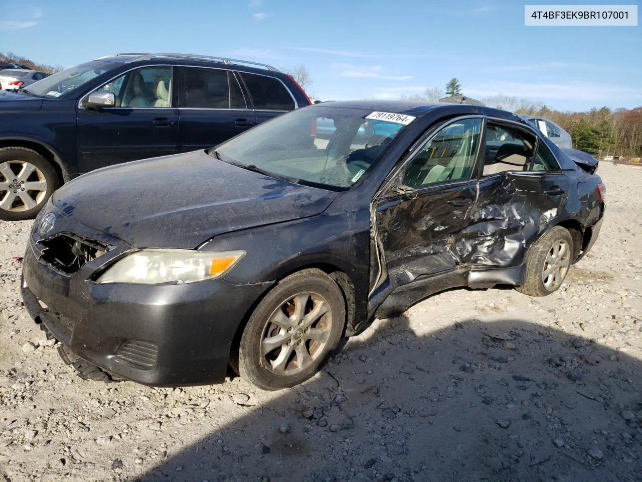 2011 Toyota Camry Base VIN: 4T4BF3EK9BR107001 Lot: 79119764