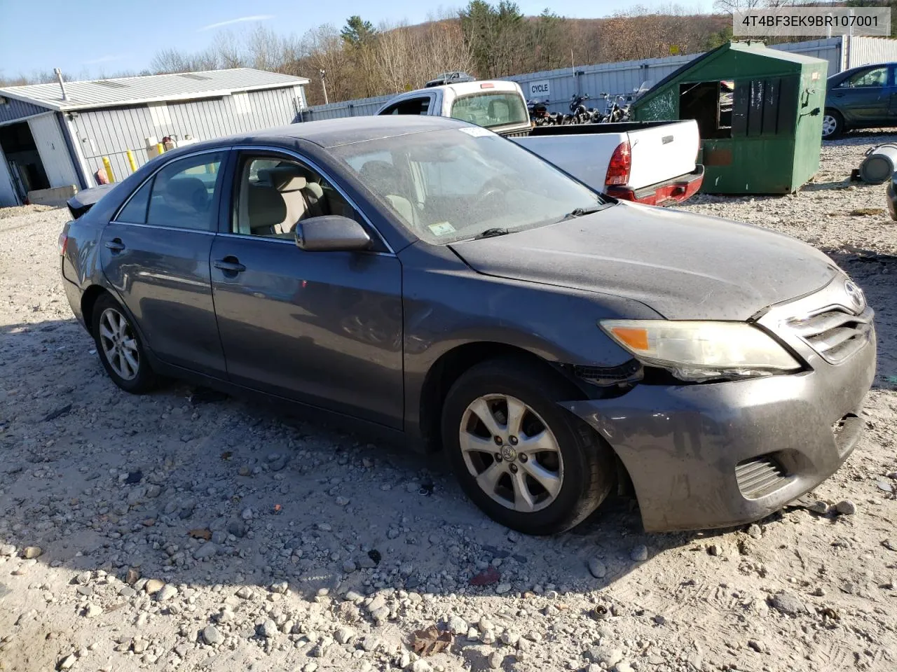 2011 Toyota Camry Base VIN: 4T4BF3EK9BR107001 Lot: 79119764