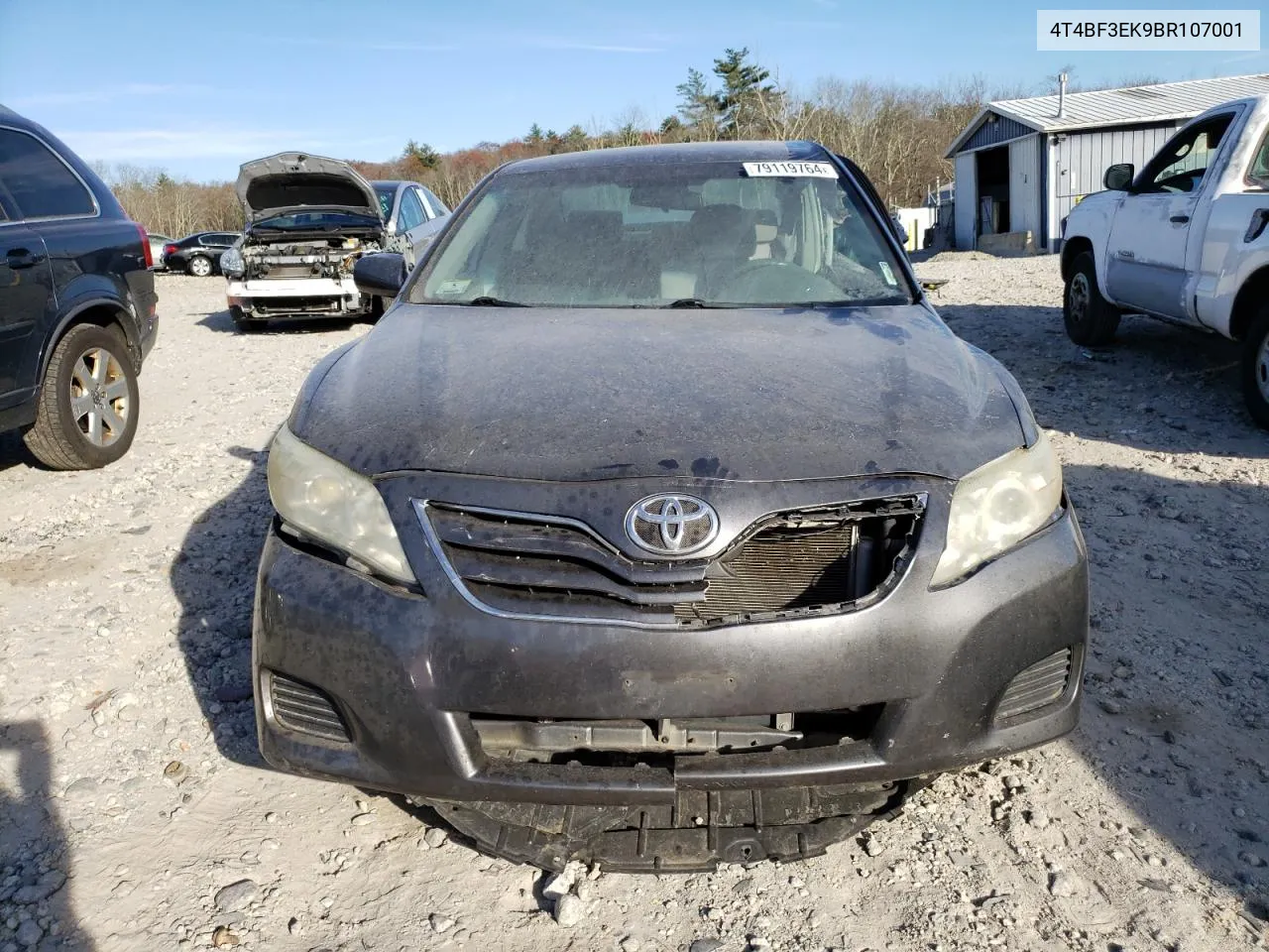 2011 Toyota Camry Base VIN: 4T4BF3EK9BR107001 Lot: 79119764