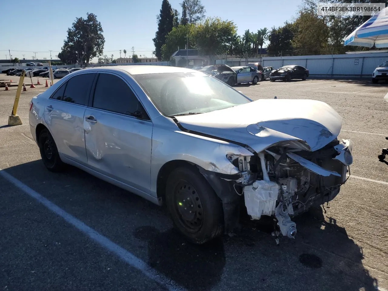 2011 Toyota Camry Base VIN: 4T4BF3EK3BR198654 Lot: 79138044