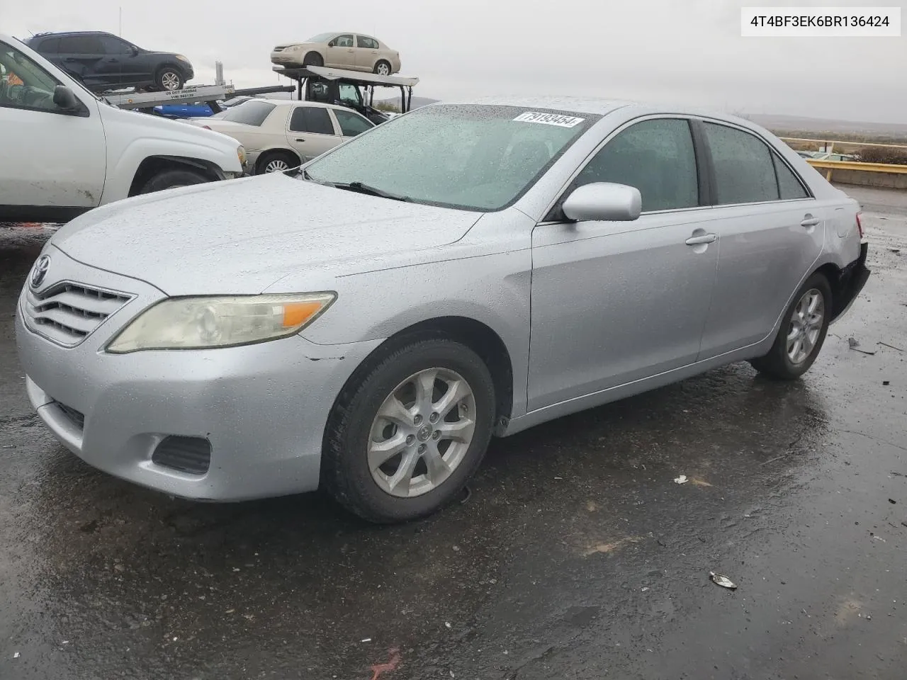 2011 Toyota Camry Base VIN: 4T4BF3EK6BR136424 Lot: 79193454