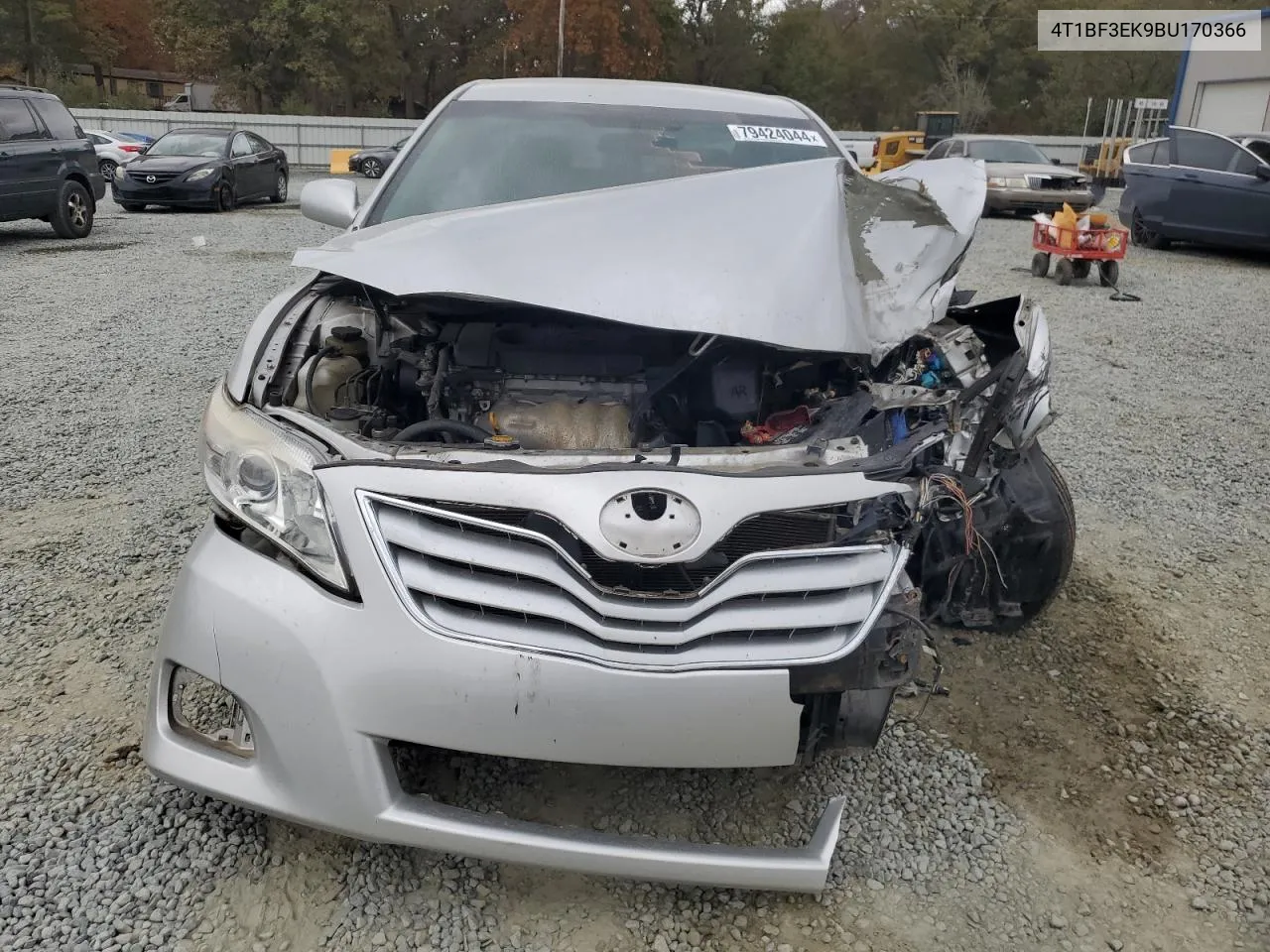 2011 Toyota Camry Base VIN: 4T1BF3EK9BU170366 Lot: 79424044