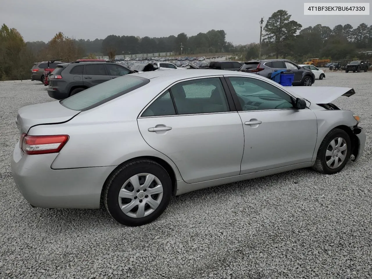 2011 Toyota Camry Base VIN: 4T1BF3EK7BU647330 Lot: 79466484