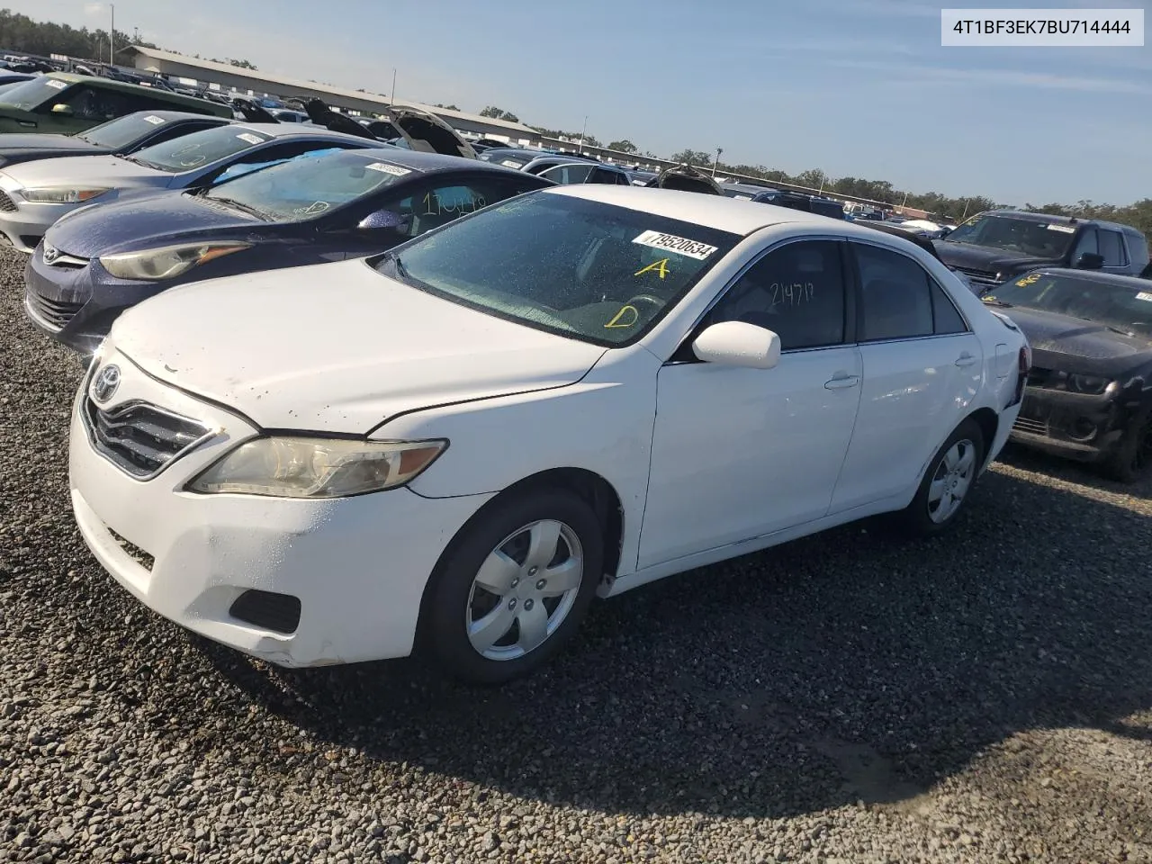 2011 Toyota Camry Base VIN: 4T1BF3EK7BU714444 Lot: 79520634