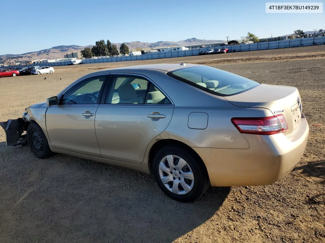 2011 Toyota Camry Base VIN: 4T1BF3EK7BU149239 Lot: 79576064