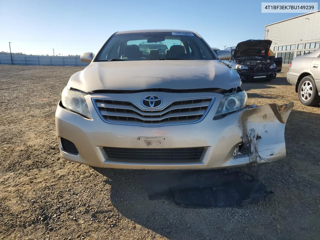 2011 Toyota Camry Base VIN: 4T1BF3EK7BU149239 Lot: 79576064