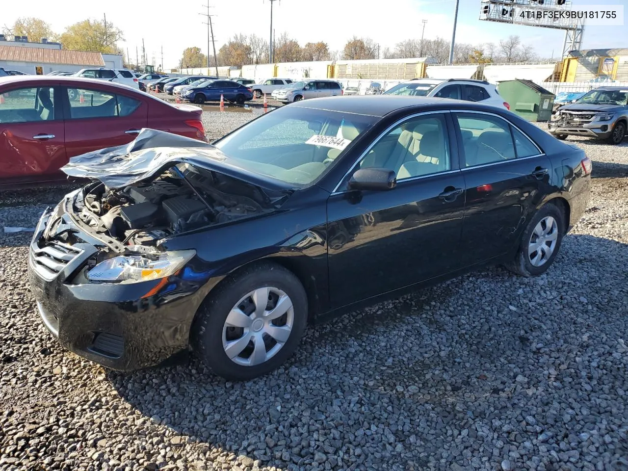 2011 Toyota Camry Base VIN: 4T1BF3EK9BU181755 Lot: 79667644