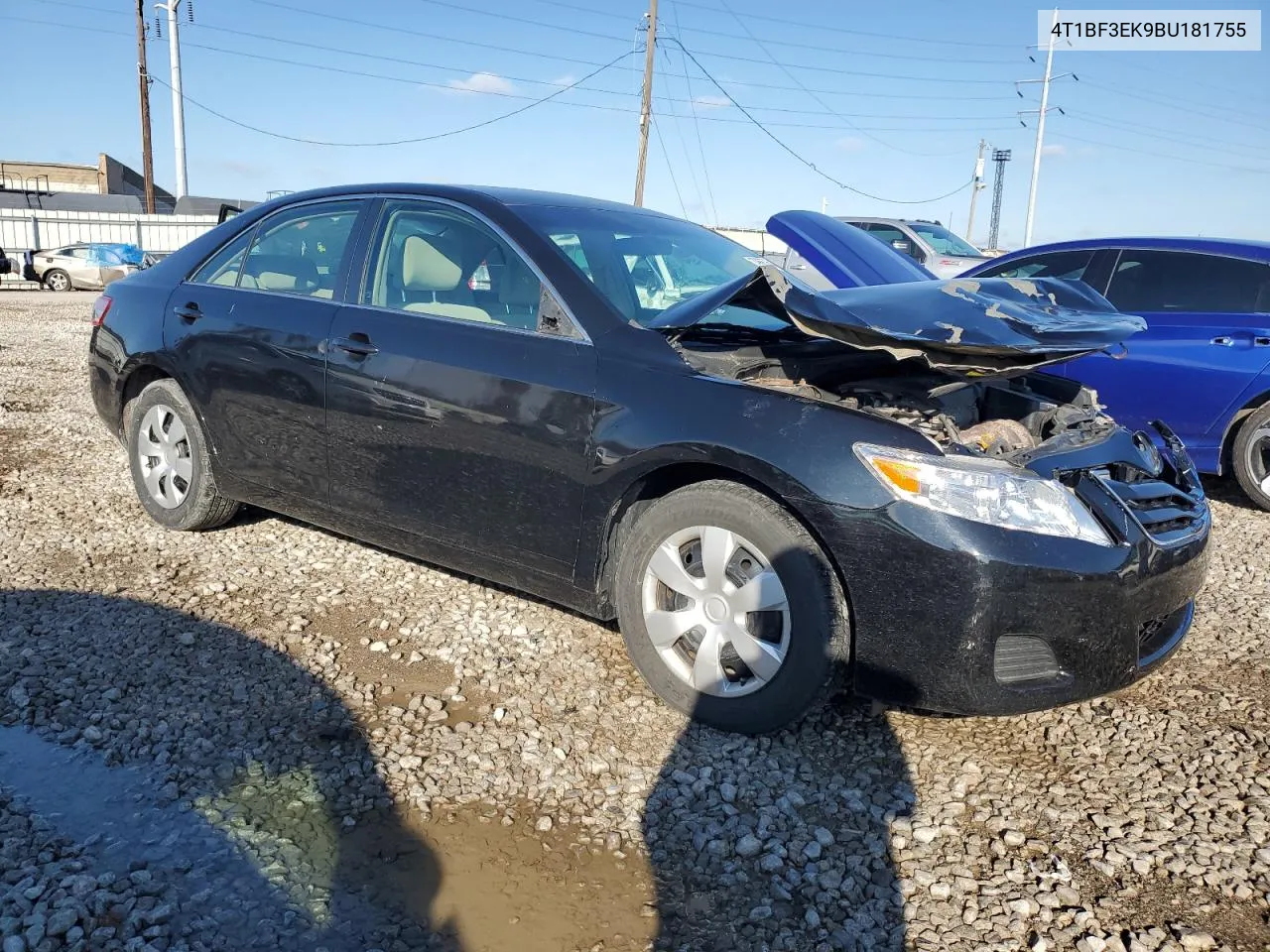 2011 Toyota Camry Base VIN: 4T1BF3EK9BU181755 Lot: 79667644