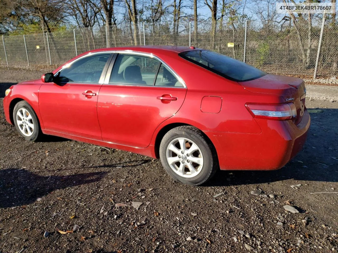 2011 Toyota Camry Base VIN: 4T4BF3EK4BR178607 Lot: 79806624