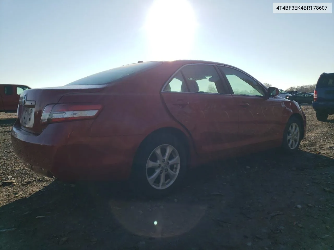 2011 Toyota Camry Base VIN: 4T4BF3EK4BR178607 Lot: 79806624