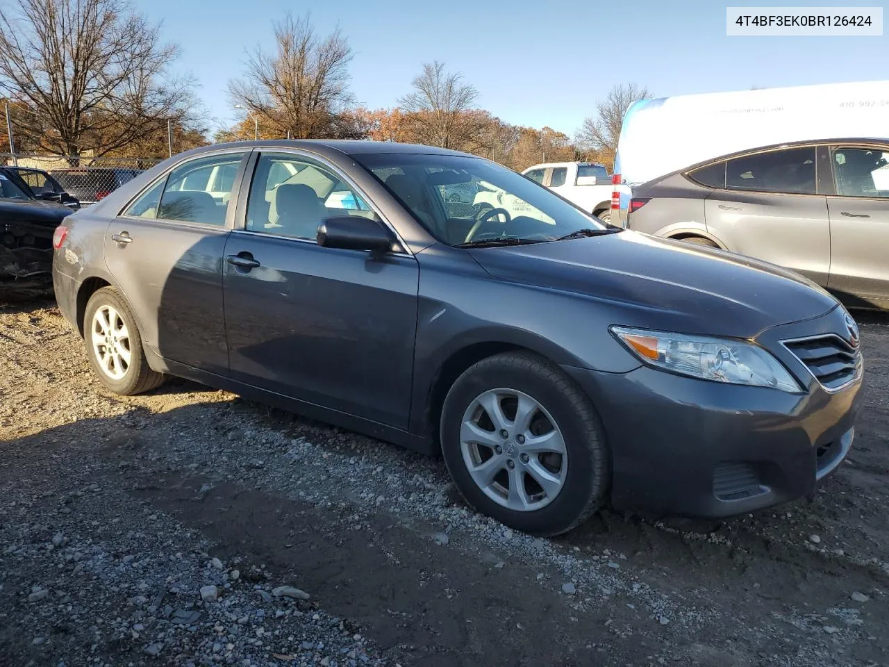 2011 Toyota Camry Base VIN: 4T4BF3EK0BR126424 Lot: 79845894