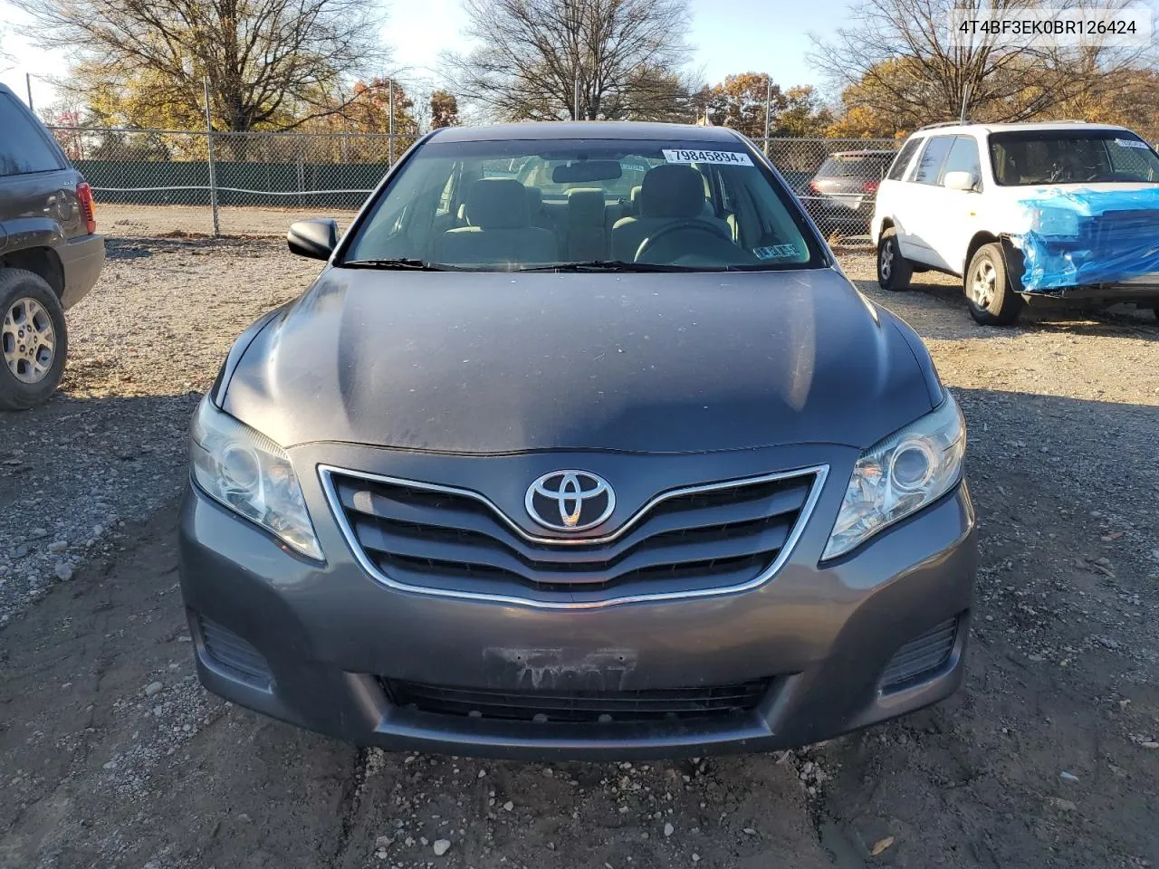 2011 Toyota Camry Base VIN: 4T4BF3EK0BR126424 Lot: 79845894