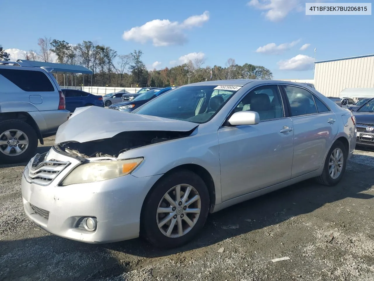 2011 Toyota Camry Base VIN: 4T1BF3EK7BU206815 Lot: 79929954