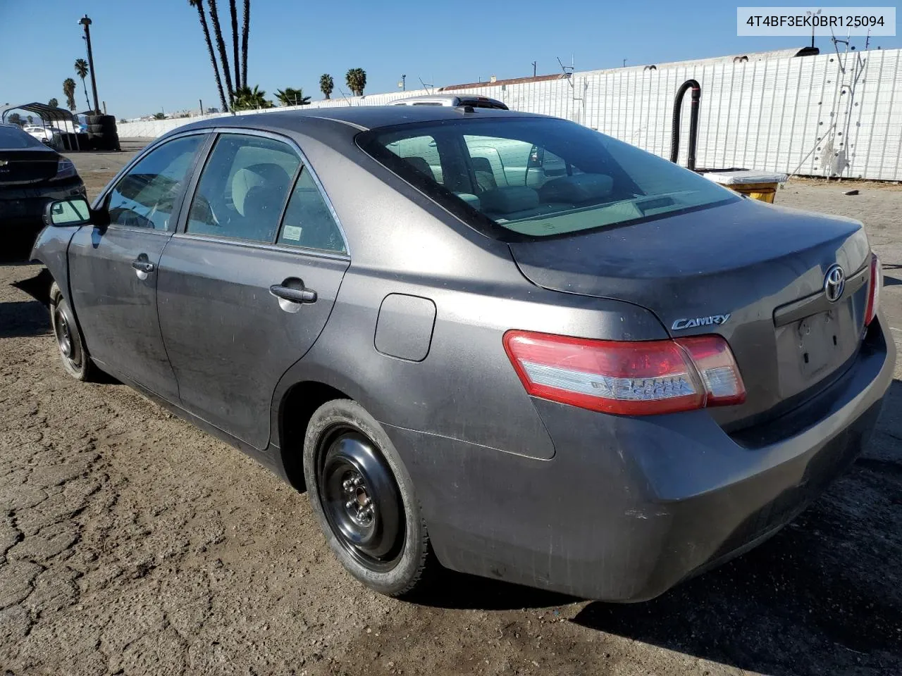 2011 Toyota Camry Base VIN: 4T4BF3EK0BR125094 Lot: 79957924