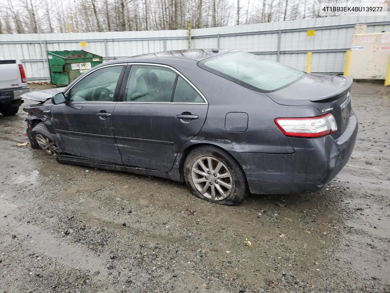 2011 Toyota Camry Hybrid VIN: 4T1BB3EK4BU139277 Lot: 79970944