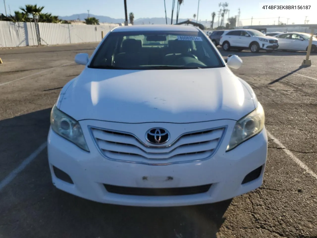 2011 Toyota Camry Base VIN: 4T4BF3EK8BR156187 Lot: 80082034