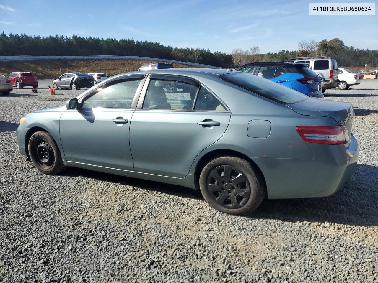 2011 Toyota Camry Base VIN: 4T1BF3EK5BU680634 Lot: 80102534