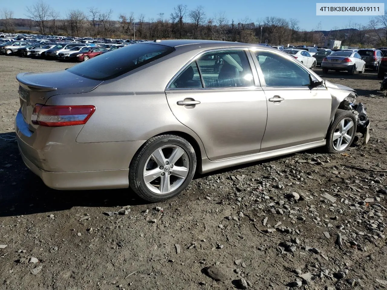 2011 Toyota Camry Se VIN: 4T1BK3EK4BU619111 Lot: 80261094