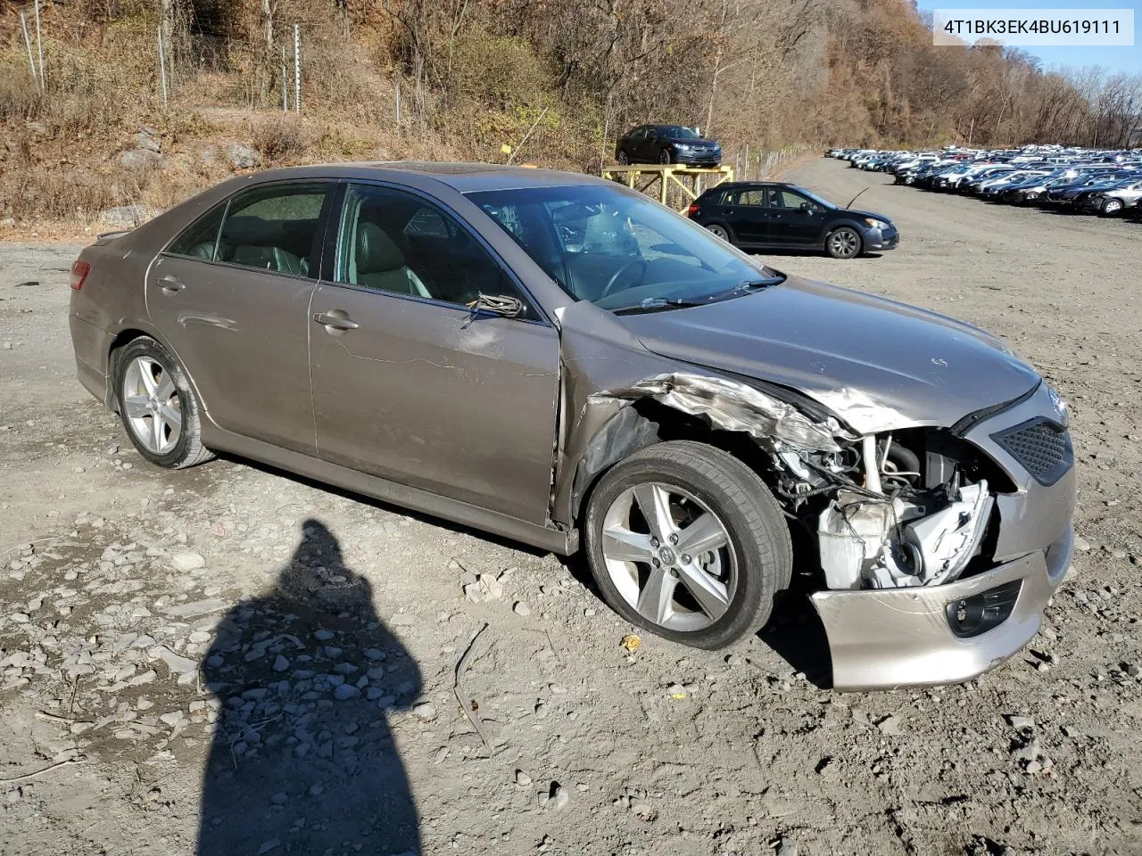 2011 Toyota Camry Se VIN: 4T1BK3EK4BU619111 Lot: 80261094