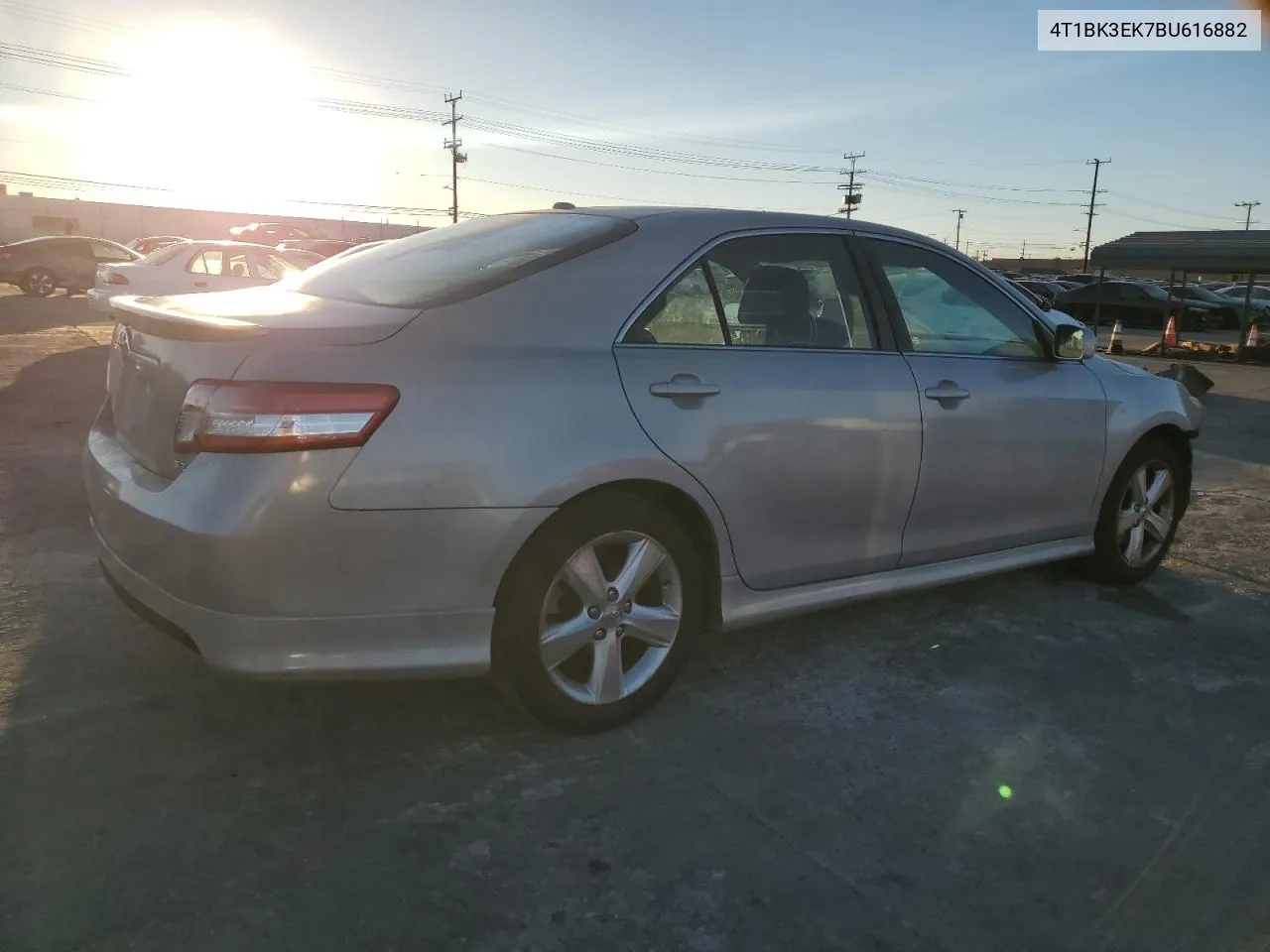 2011 Toyota Camry Se VIN: 4T1BK3EK7BU616882 Lot: 80277264