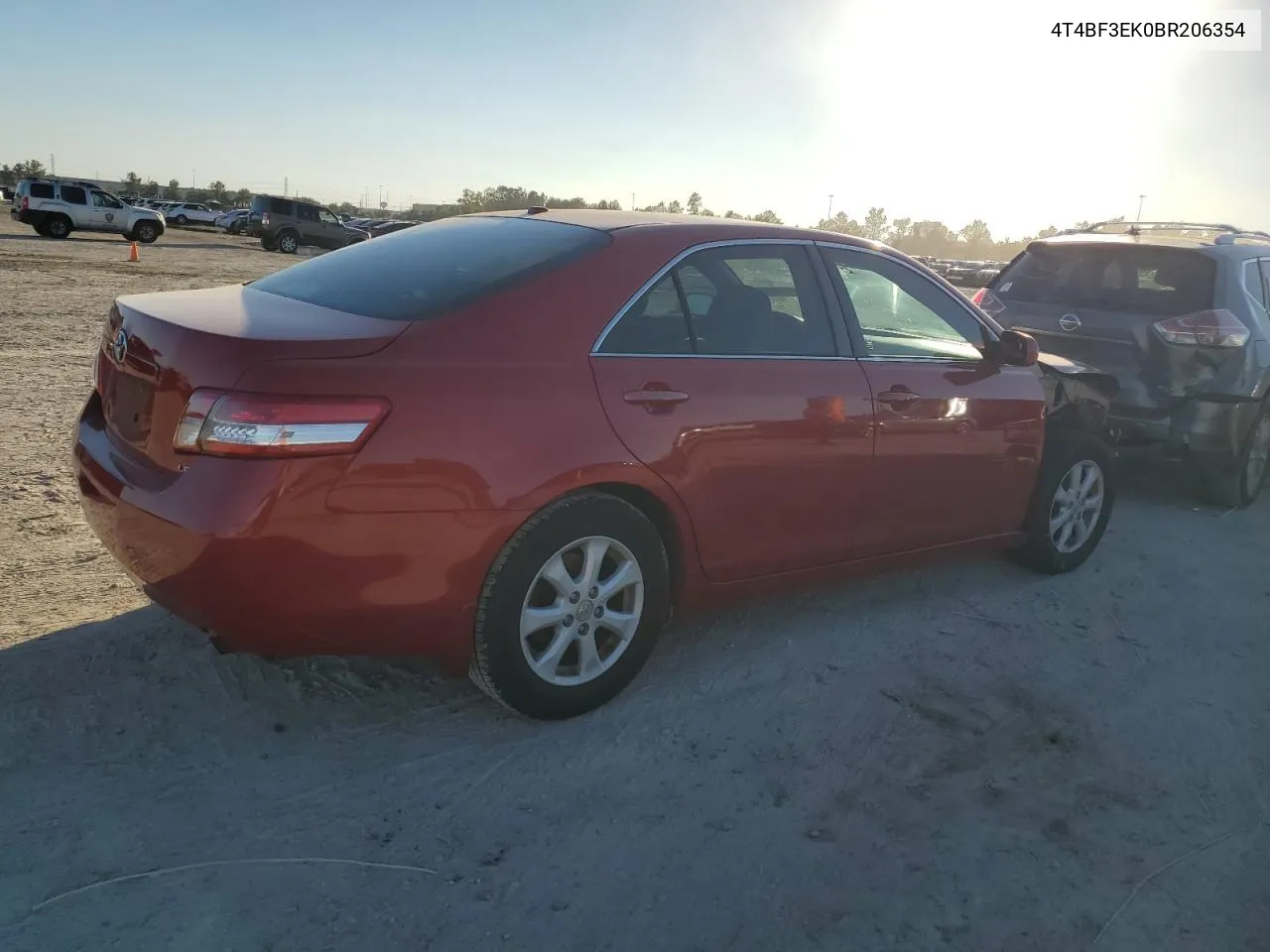 2011 Toyota Camry Base VIN: 4T4BF3EK0BR206354 Lot: 80489454