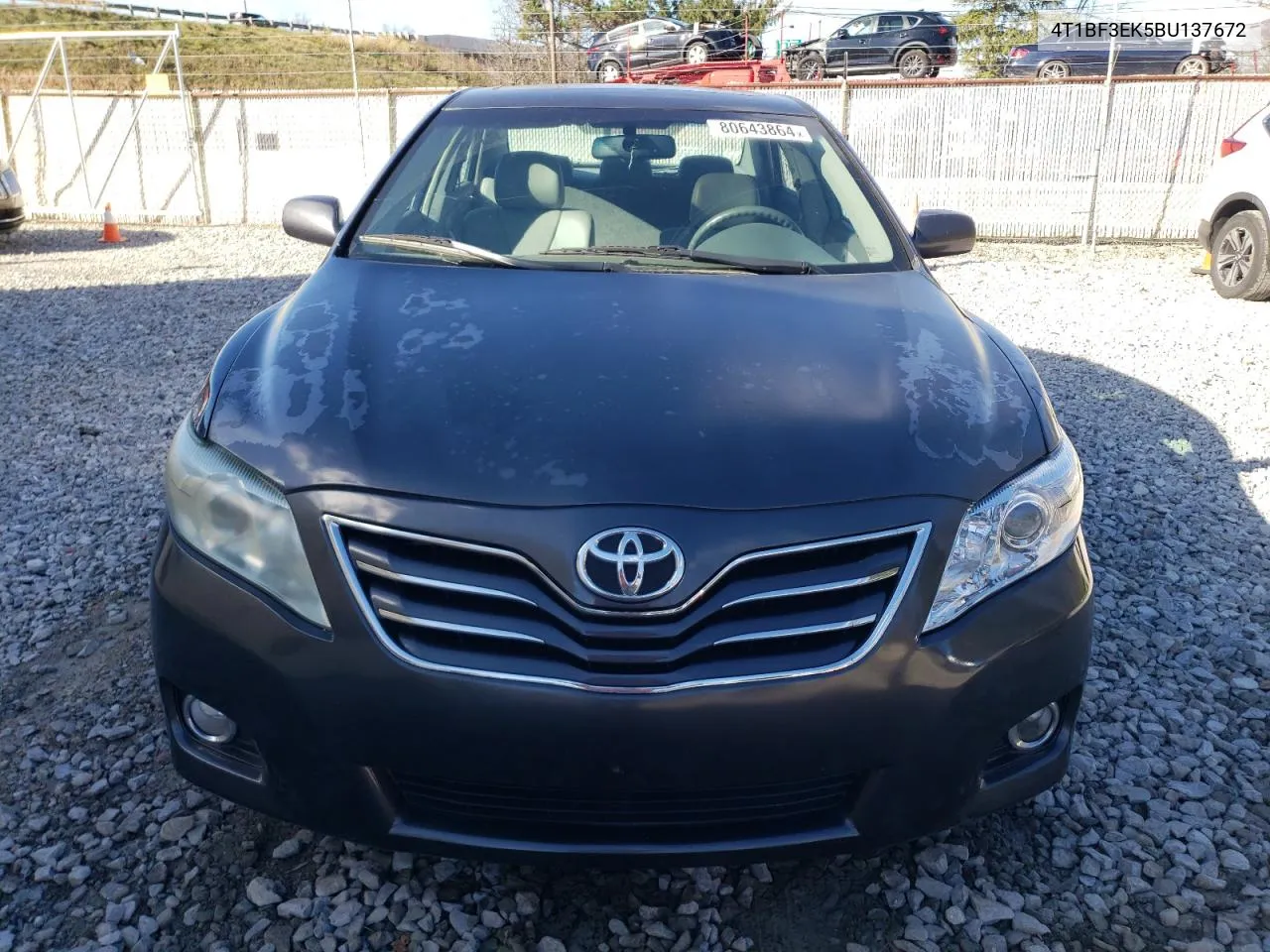 2011 Toyota Camry Base VIN: 4T1BF3EK5BU137672 Lot: 80643864