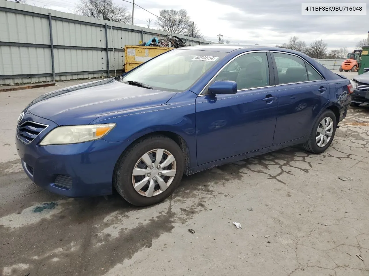 2011 Toyota Camry Base VIN: 4T1BF3EK9BU716048 Lot: 80644954