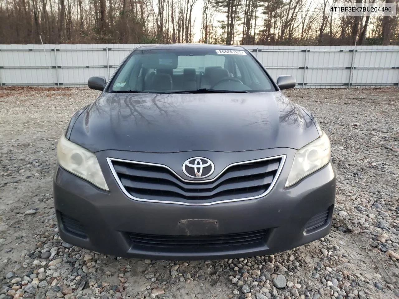 2011 Toyota Camry Base VIN: 4T1BF3EK7BU204496 Lot: 80666104