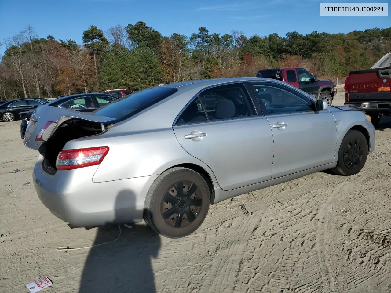 2011 Toyota Camry Base VIN: 4T1BF3EK4BU600224 Lot: 80688634