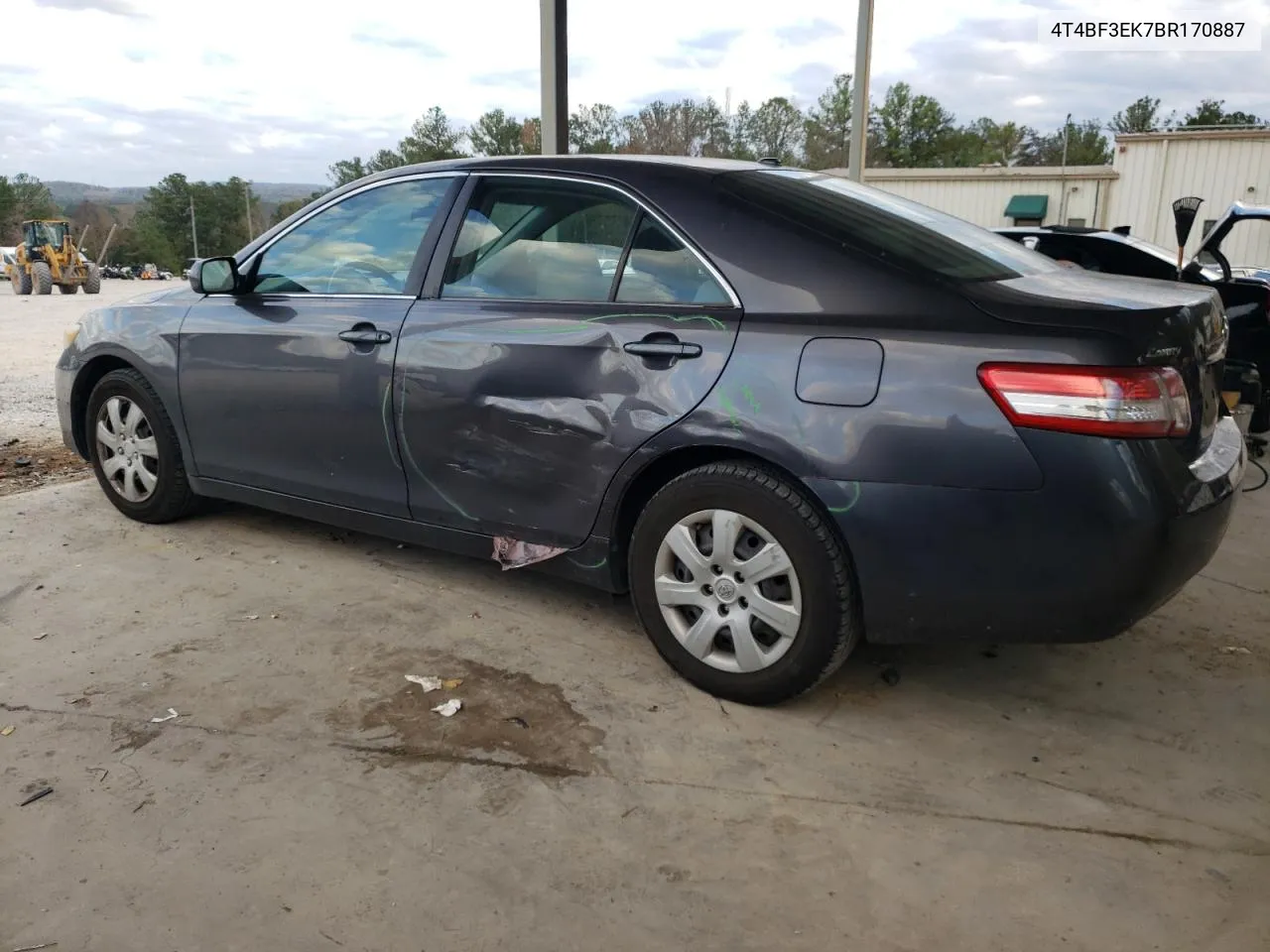 2011 Toyota Camry Base VIN: 4T4BF3EK7BR170887 Lot: 80766904