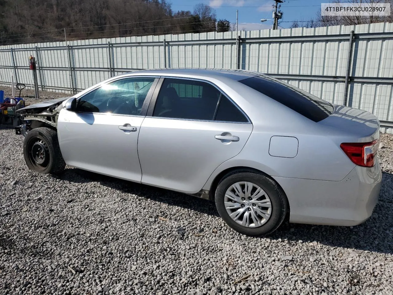 2012 Toyota Camry Base VIN: 4T1BF1FK3CU028907 Lot: 41454444