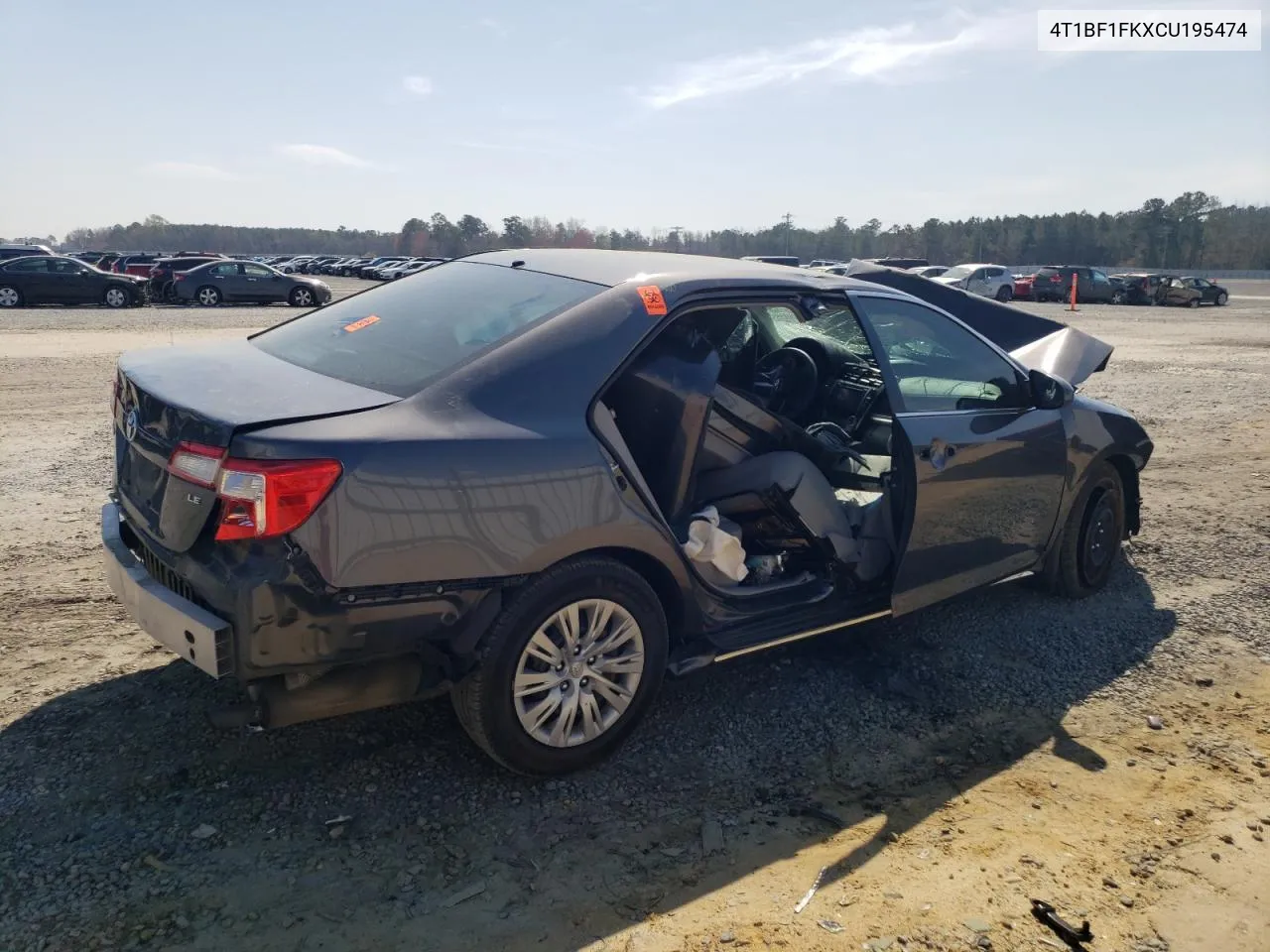 2012 Toyota Camry Base VIN: 4T1BF1FKXCU195474 Lot: 48791504