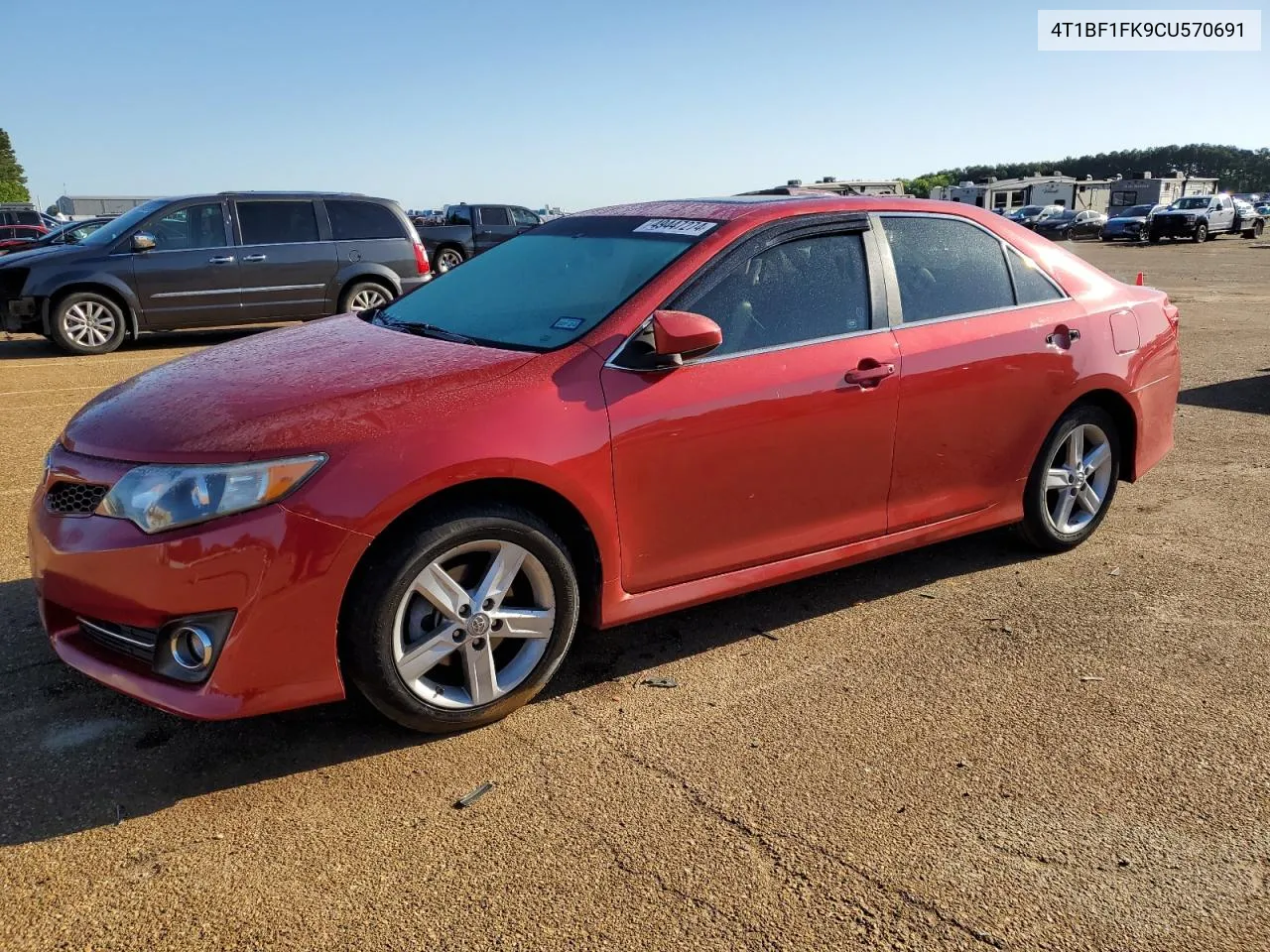 2012 Toyota Camry Base VIN: 4T1BF1FK9CU570691 Lot: 49447274