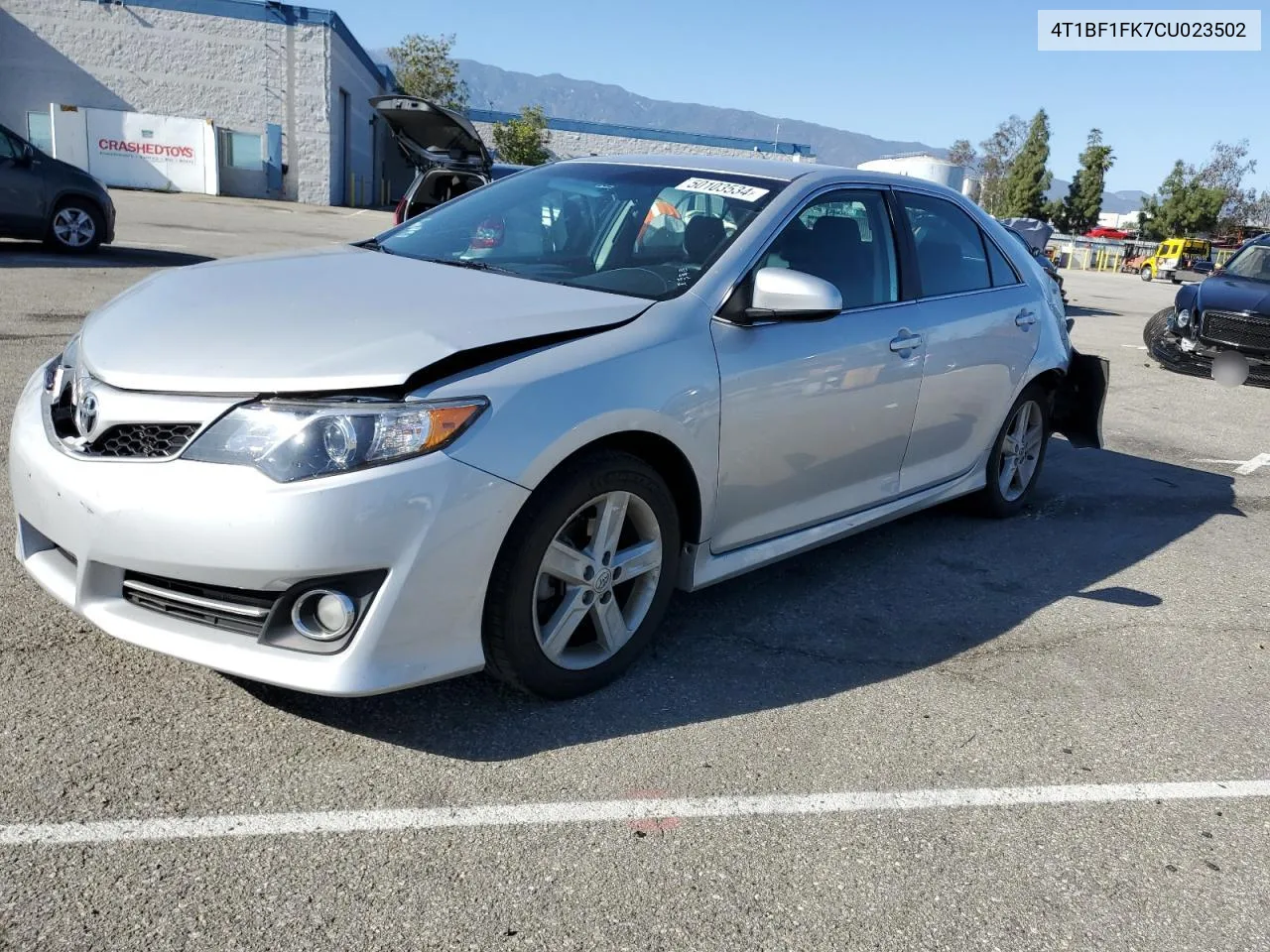 4T1BF1FK7CU023502 2012 Toyota Camry Base