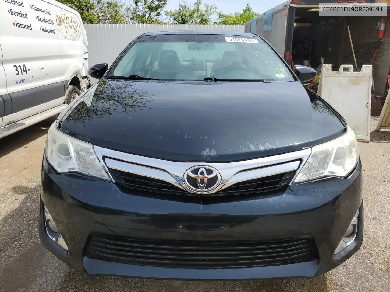 2012 Toyota Camry Base VIN: 4T4BF1FK9CR239194 Lot: 51928634