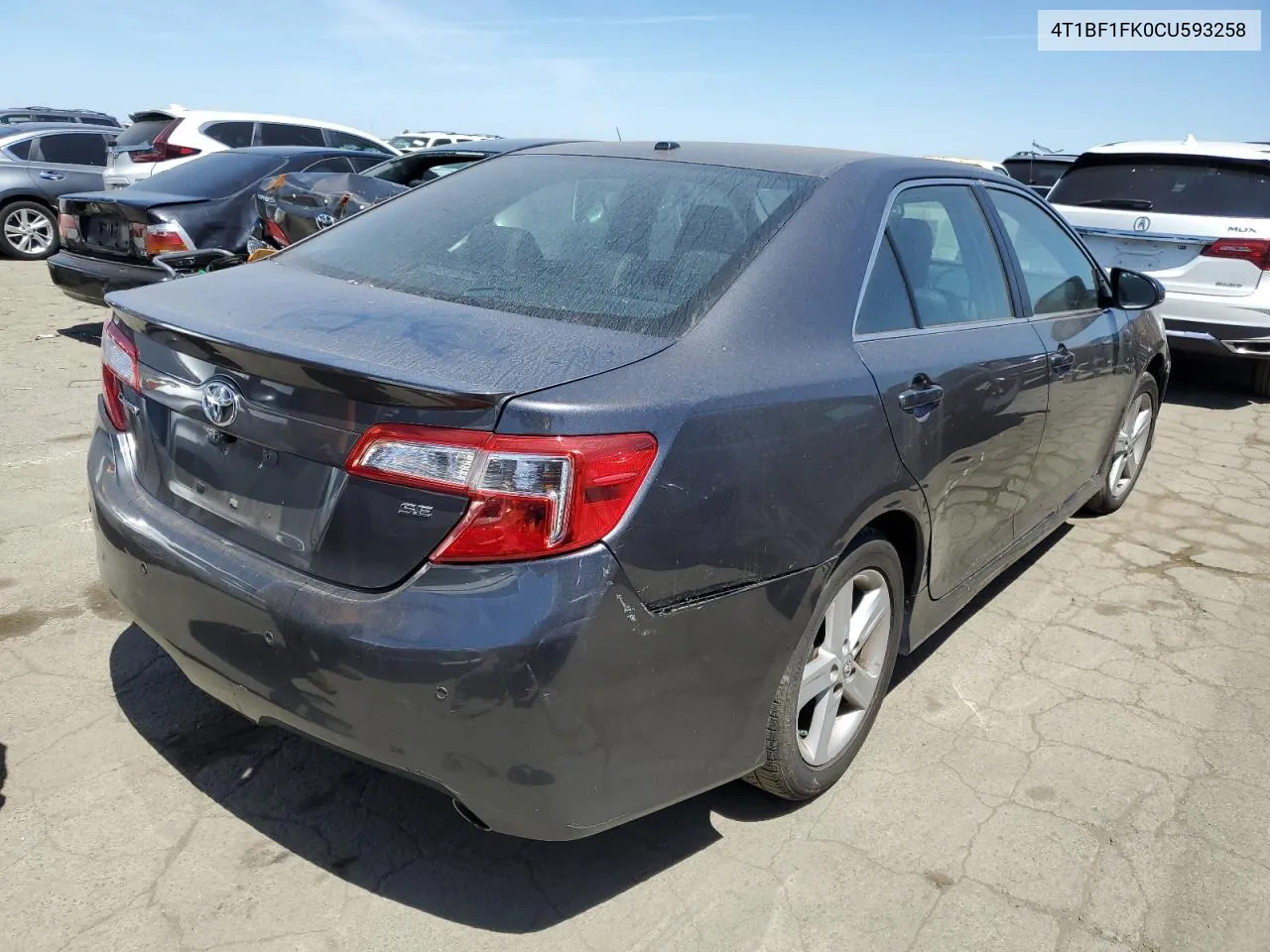 2012 Toyota Camry Base VIN: 4T1BF1FK0CU593258 Lot: 53569074