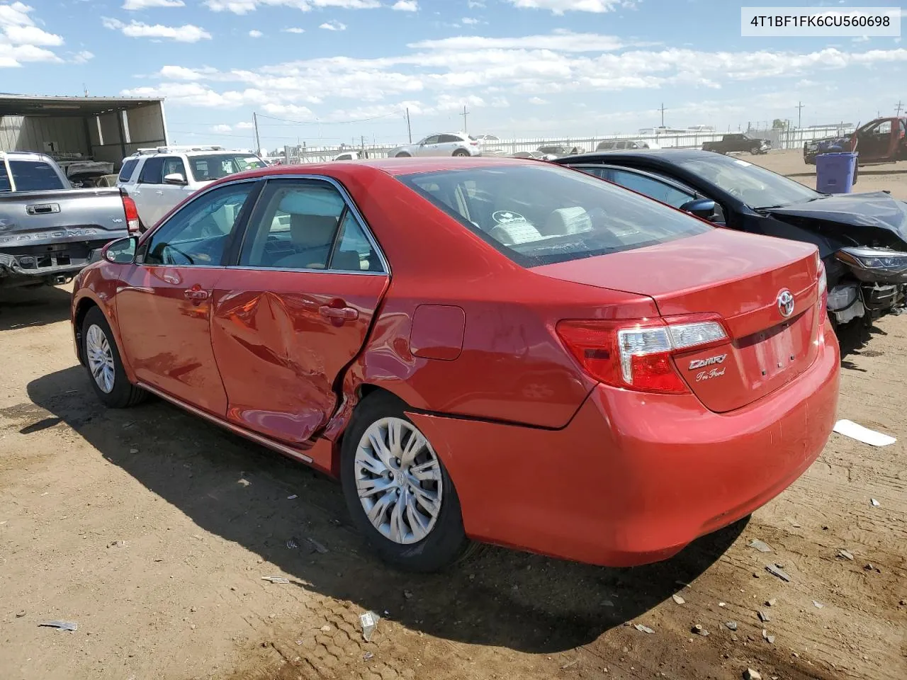 4T1BF1FK6CU560698 2012 Toyota Camry Base