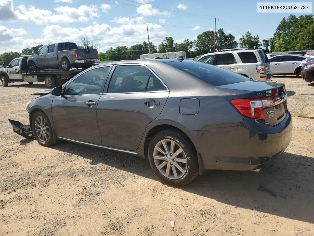 2012 Toyota Camry Se VIN: 4T1BK1FKXCU521737 Lot: 56263534