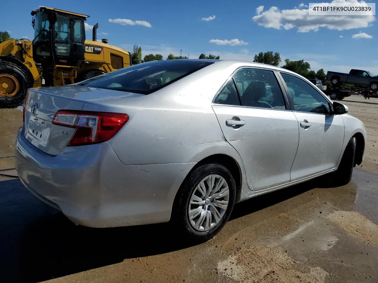 2012 Toyota Camry Base VIN: 4T1BF1FK9CU023839 Lot: 56739024